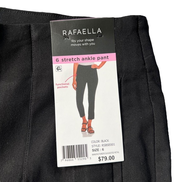 NWT Rafaella Ladies Stretch Ankle Pant Size 6 - Picture 7 of 10